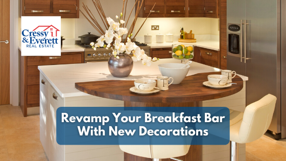 The breakfast bar can often be overlooked as a great spot for a little design expression. Use these tips to make your breakfast bar stand out.